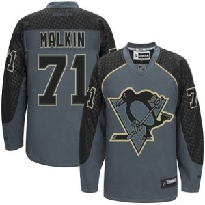 NHL Pittsburgh Penguins Trikot #71 Evgeni Malkin Authentic Charcoal Reebok Cross Check Fashion